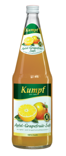 Flaschenabbildung: Kumpf Apfel-Grapefruit-Saft