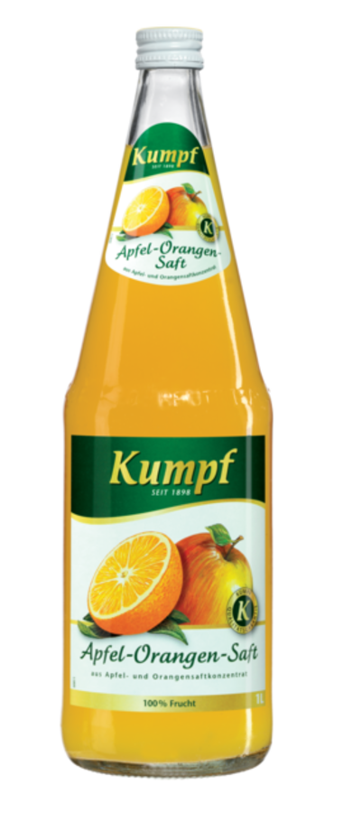 Flaschenabbildung: Kumpf Apfel-Orangen-Saft