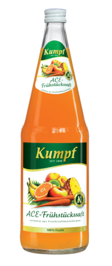 Flaschenabbildung: Kumpf ACE-Frühstückssaft