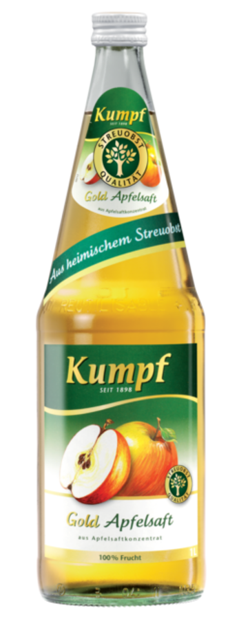 Flaschenabbildung: Kumpf Gold Apfelsaft
