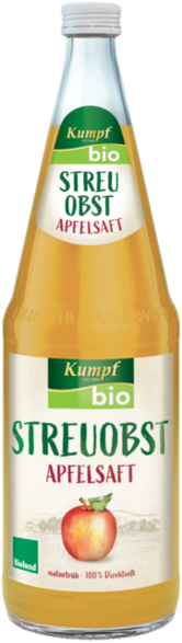 Flaschenabbildung: Kumpf Bio Apfelsaft