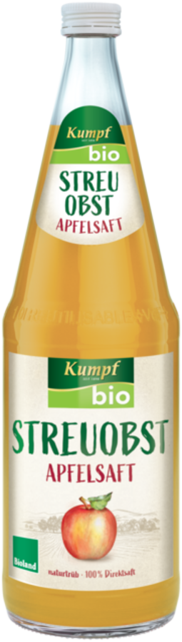Flaschenabbildung: Kumpf Bio Apfelsaft