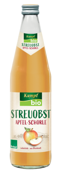 Flaschenabbildung: Kumpf Bio Apfel-Schorle