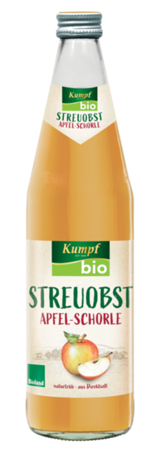 Flaschenabbildung: Kumpf Bio Apfel-Schorle