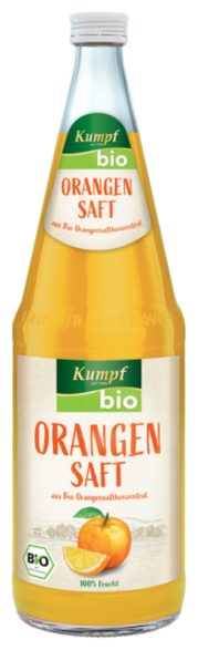 Flaschenabbildung: Kumpf Bio Orangensaft