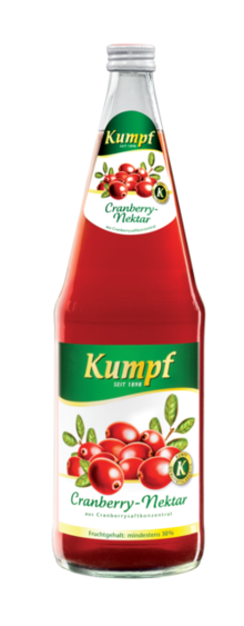 Flaschenabbildung: Kumpf Cranberry-Nektar