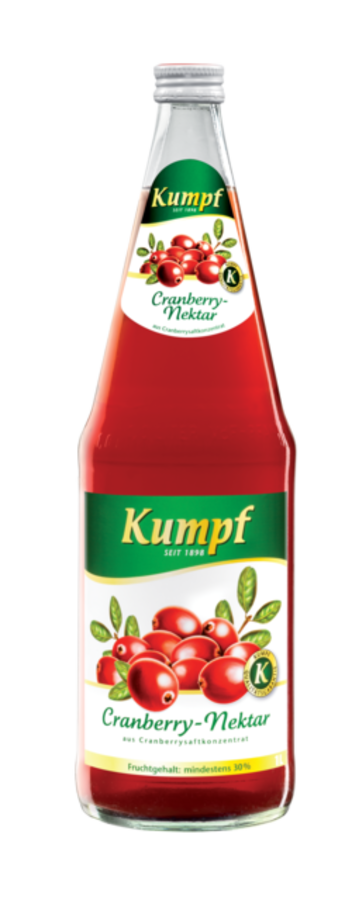 Flaschenabbildung: Kumpf Cranberry-Nektar