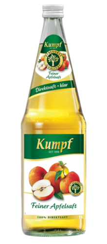 Flaschenabbildung: Kumpf Feiner Apfelsaft