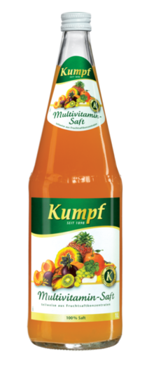 Flaschenabbildung: Kumpf Multivitamin-Saft