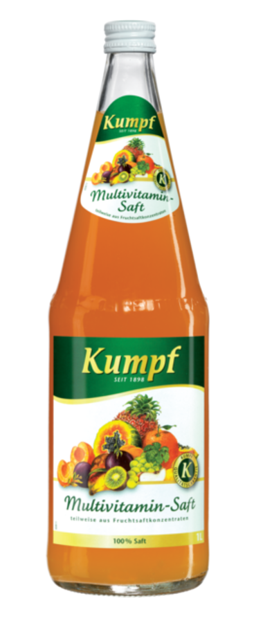 Flaschenabbildung: Kumpf Multivitamin-Saft