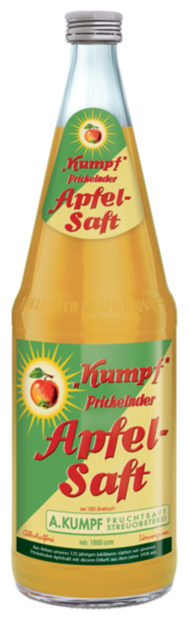 Flaschenabbildung: Kumpf  Prickelnder Apfelsaft