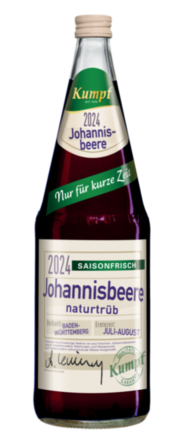 Flaschenabbildung: Kumpf Saisonfrisch Johannisbeere