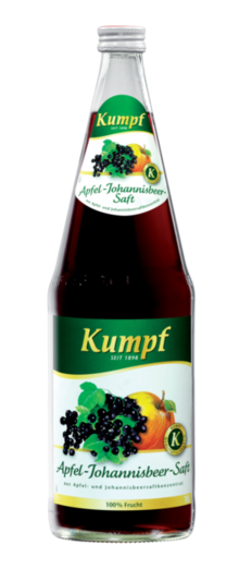 Flaschenabbildung: Kumpf Apfel-Johannisbeer-Saft