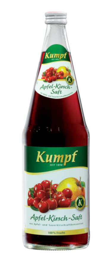 Flaschenabbildung: Kumpf Apfel-Kirsch-Saft