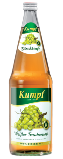 Flaschenabbildung: Kumpf Weißer Traubensaft